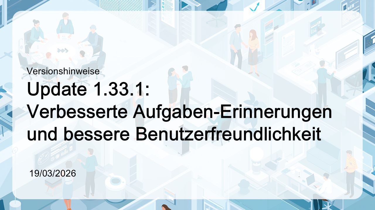 Update 1.33.1: Bessere Aufgaben-Erinnerungen