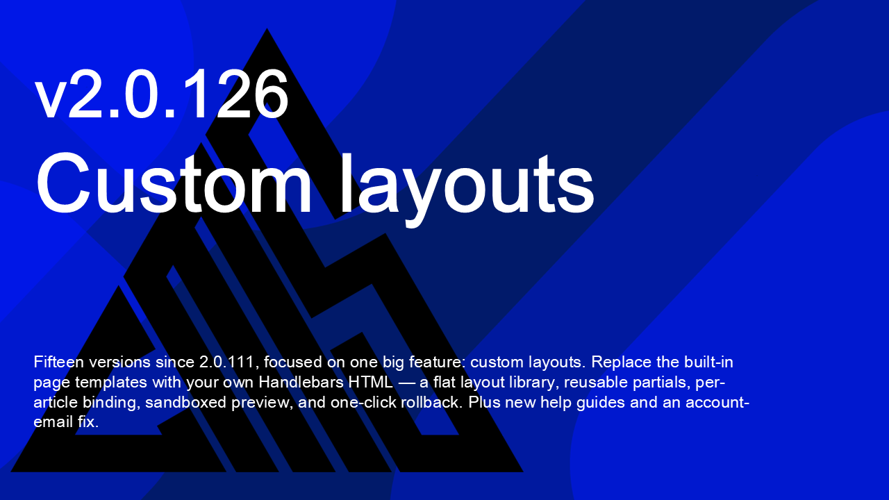 OmniCon 2.0.126 — Custom layouts