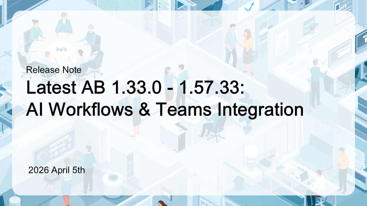 Version 1.57.33: AI Workflows & Teams Integration