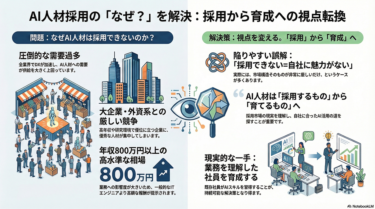 AI人材の採用市場を正しく理解していますか