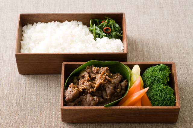 牛肉のメープルしぐれ煮お弁当