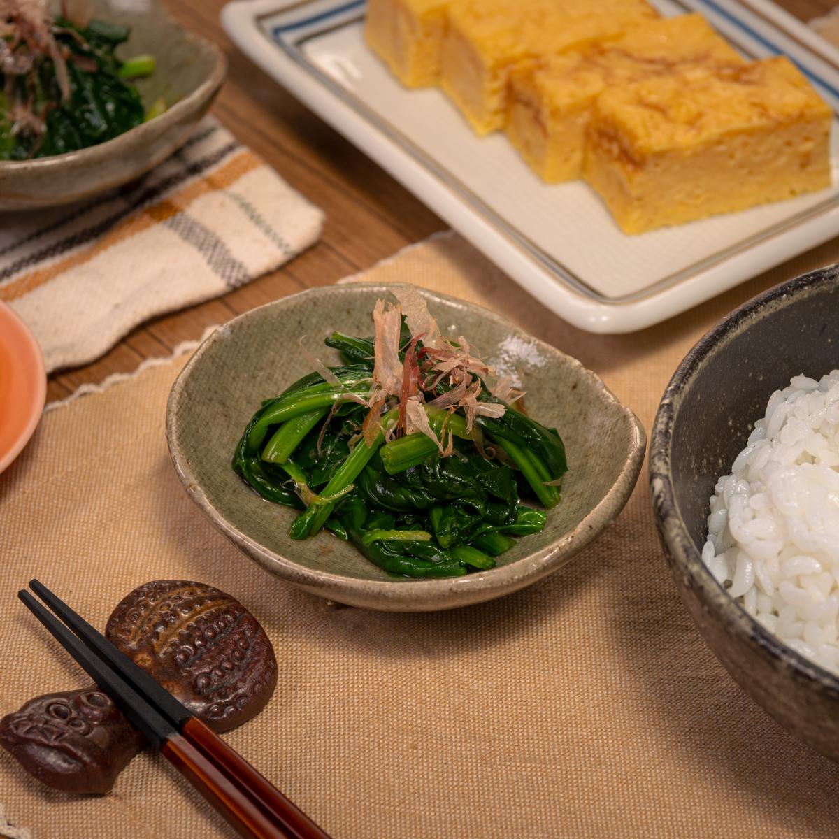 ほうれん草のメープルおひたし
