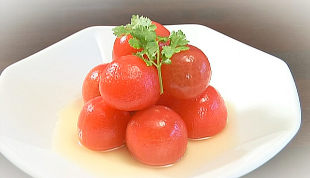 トマトのメープルコンポート